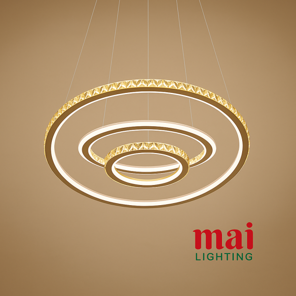 Modern Pendant Ring Chandelier